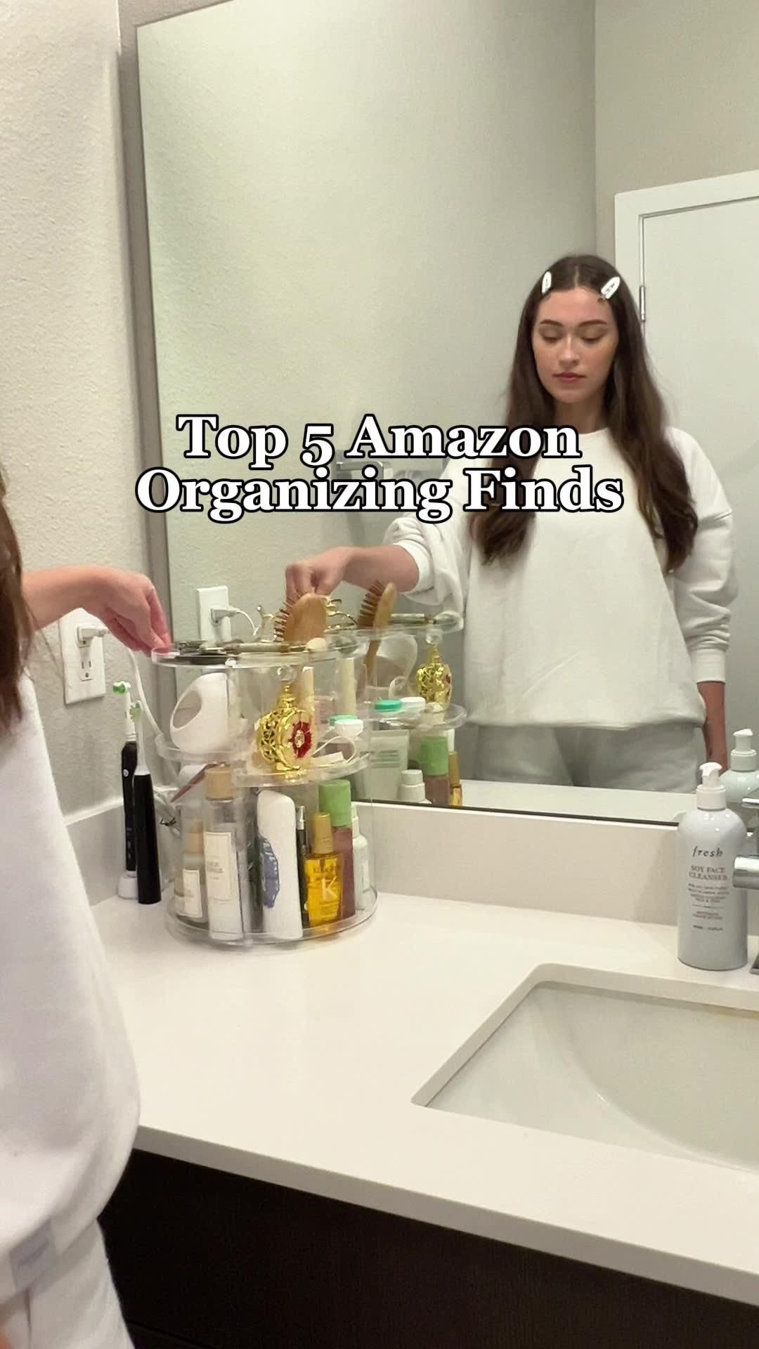 Trending Bathroom Organizer Finds 2026 Discover top rated bathroom organizers amazon that everyone is adding to cart right now. Upgrade your bathroom today and create a clean bathroom setup. #AmazonFinds #HomeHacks #BathroomGoals #StorageHacks #AmazonShopping