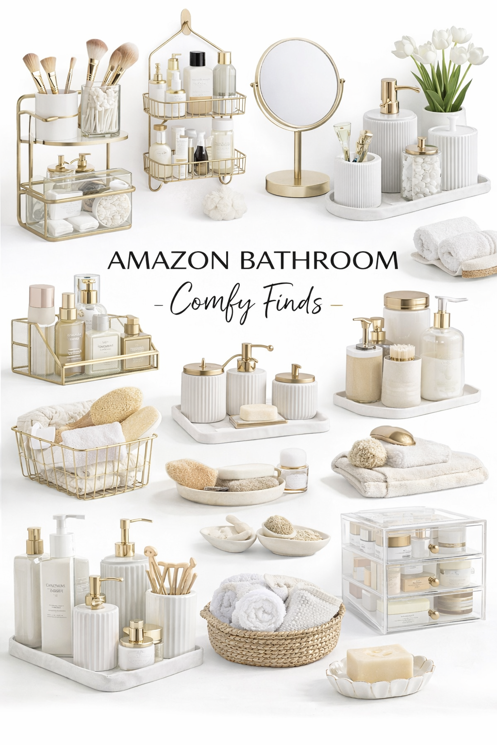 Top Rated Bathroom Organization Products on Amazon Looking for affordable bathroom organization solutions? These picks are customer favorites. Don’t miss these organization finds and create a clean bathroom setup. #BathroomStorage #BathroomHacks #DeclutterHome #StorageHacks #AmazonShopping