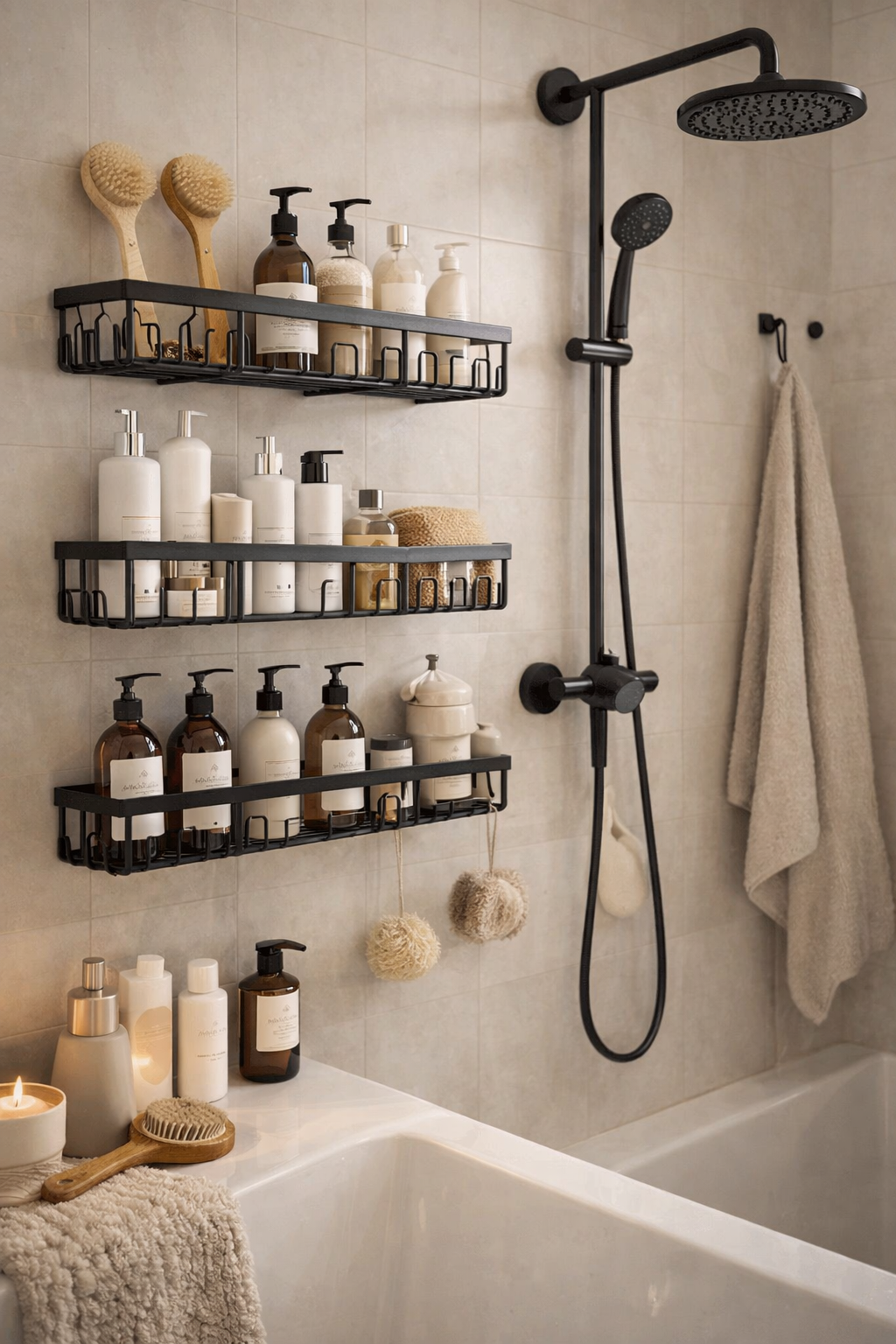 Trending Shower Storage Ideas for Small Bathrooms 2026 Discover amazon shower storage must haves that everyone is adding to cart right now. Check price & reviews and create a organized shower space. #ShowerOrganization #BathroomHacks #BathroomInspo #ShowerSetup #HomeEssentials