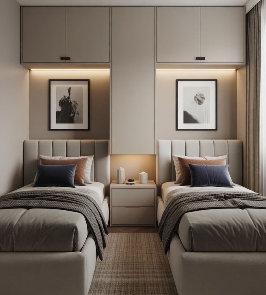 Modern Cozy Bedroom Inspiration Setup  Want cozy bedroom ideas? These trending bedroom decor ideas help you create a relaxing space easily.|  Explore aesthetic bedroom decor trends before upgrading your room.|  People are searching for best cozy bedroom ideas to make their space more comfortable and stylish.|  Get inspired 👇  #BedroomAesthetic #InteriorDesign