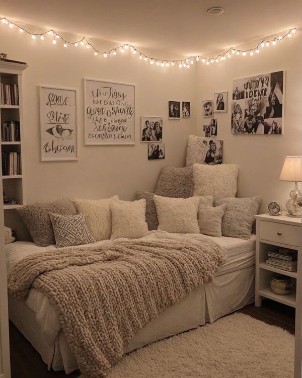 Must Have Cozy Bedroom Decor Essentials  Want modern cozy room decor? These popular cozy bedroom essentials help you create a aesthetic space easily.|  Check aesthetic bedroom decor trends before upgrading your room.|  People are searching for modern bedroom decor essentials to make their space more comfortable and stylish.|  Upgrade your room 👇  #RoomInspo #RoomSetup