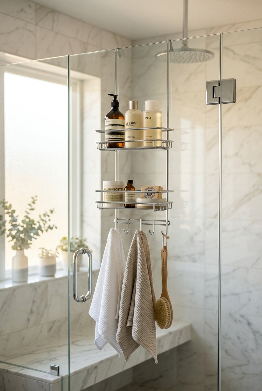 Viral Shower Organization Finds for a Clean Bathroom These best selling shower storage products are perfect for modern homes and come with fast shipping. Don’t miss these bathroom deals and create a organized shower space. #ShowerOrganization #StorageSolutions #MinimalBathroom #AmazonFavorites #PinterestFinds