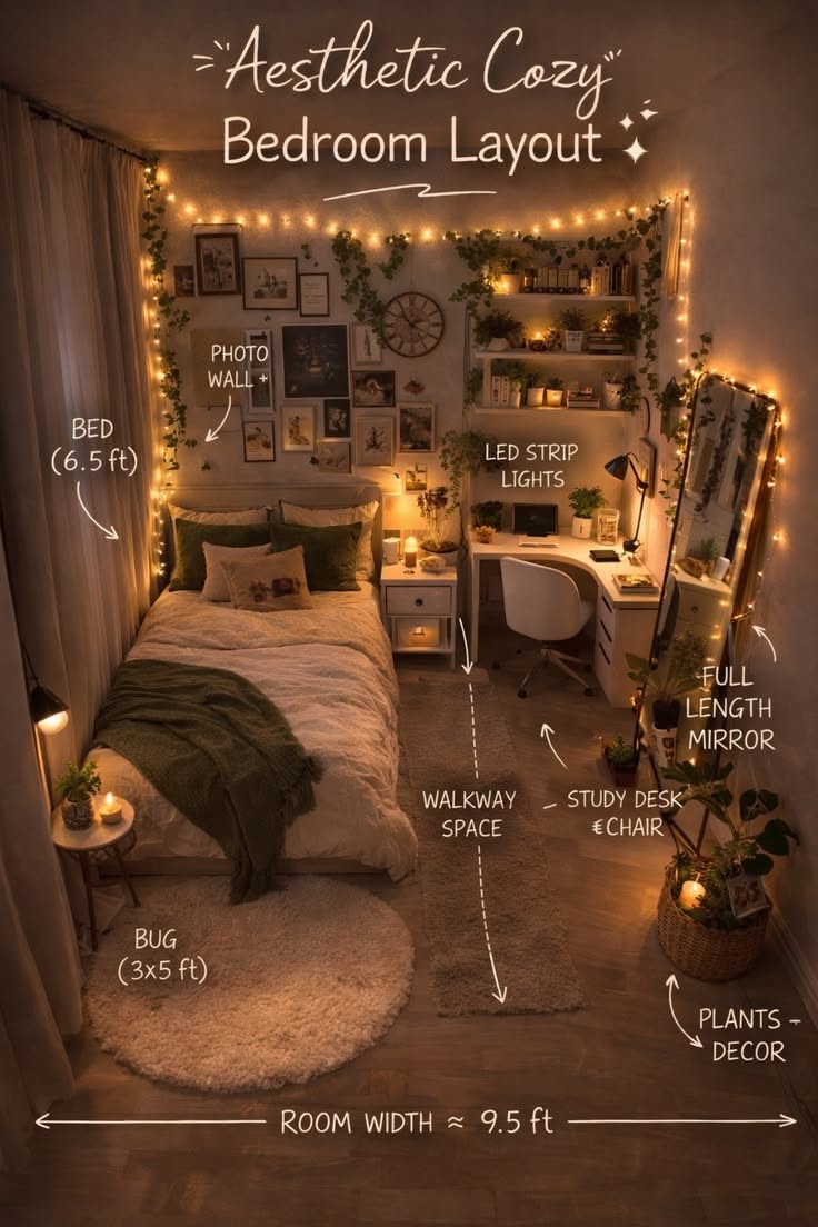 Best Cozy Bedroom Essentials Ideas  Looking for bedroom aesthetic setup inspiration? These highly searched bedroom decor ideas help you create a aesthetic space easily.|  Explore modern cozy room inspiration before upgrading your room.|  People are searching for best cozy bedroom ideas to make their space more comfortable and stylish.|  Check more 👇  #BedroomAesthetic #CozyHome