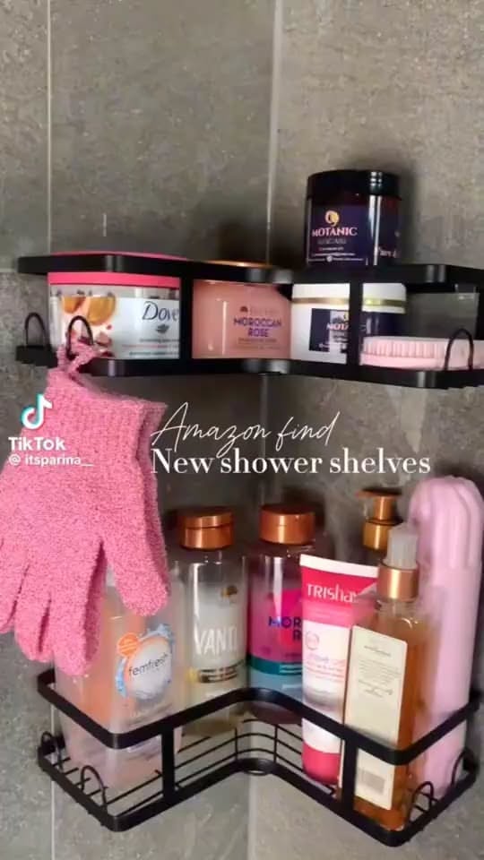Best Amazon Shower Storage Solutions Everyone Is Buying Looking for affordable shower organizers? These picks are customer favorites. Upgrade your bathroom today and create a clean shower space. #AmazonFinds #StorageSolutions #HomeHacks #BathroomGoals #BathroomMustHaves